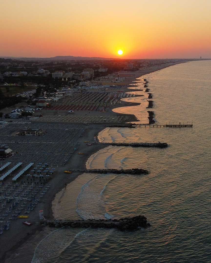 Misano Adriatico Sonnenuntergang Misano adriatico tramonto